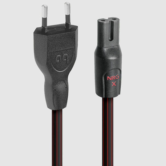 Audioquest NRG-X2 Euro - IEC C7 Cable 3m Μαύρο