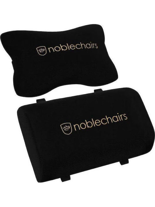 Noblechairs Epic Series Real Leather Gaming Chair – Black με Ρυθμιζόμενα Μπράτσα Μαύρη