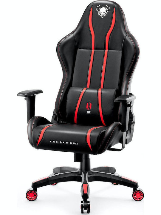 Diablo X-One 2.0 Normal Size Καρέκλα Gaming Δερματίνης με Ρυθμιζόμενα Μπράτσα Black / Red