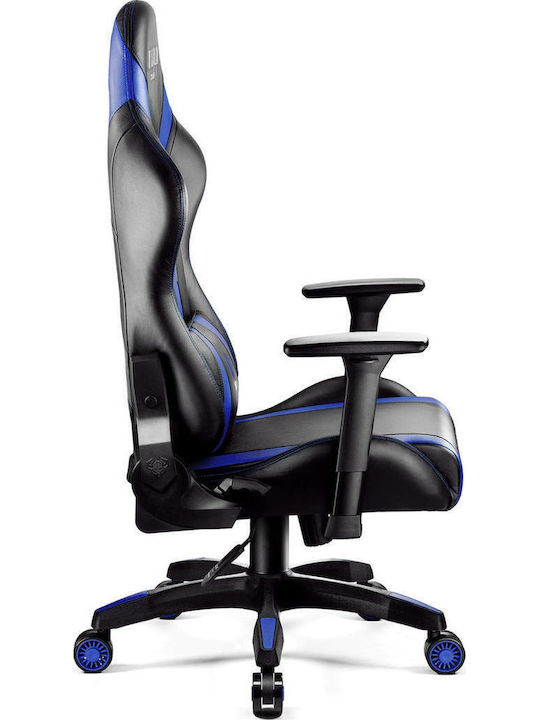 Diablo X-Horn 2.0 Καρέκλα Gaming Δερματίνης με Ρυθμιζόμενα Μπράτσα Μπλε