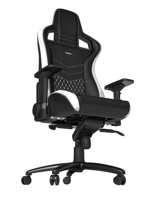 Noblechairs Epic Δερμάτινη Καρέκλα Gaming με Ρυθμιζόμενα Μπράτσα Black/White/Red