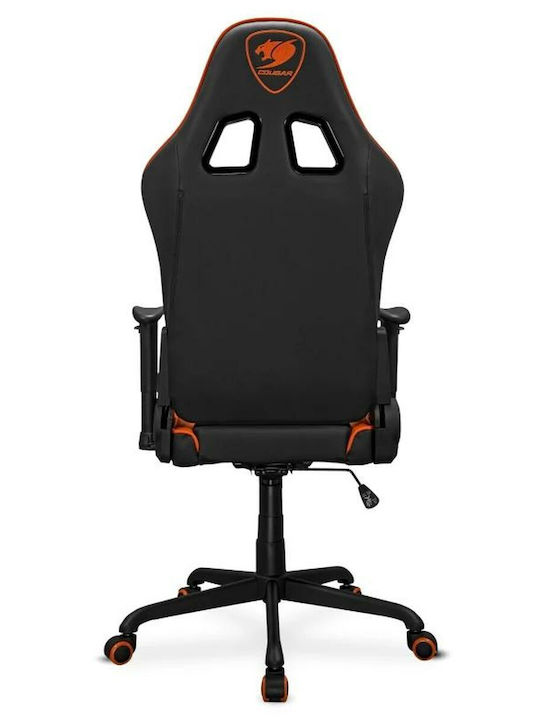 Cougar Armor Elite Artificial Leather Gaming Chair with Adjustable Arms Orange