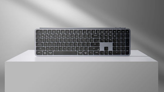 Keychron B6 Pro B6P-K1 Tastatură Wireless Bluetooth Engleză SUA Compatibilă cu Mac Space Gray