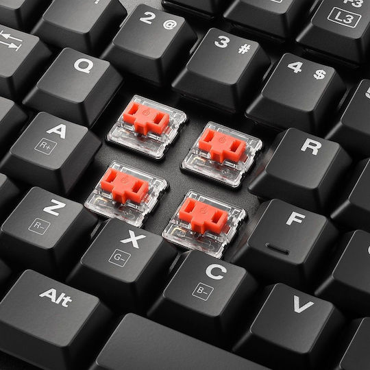 Sharkoon PureWriter TKL RGB Gaming Mechanische Tastatur Tenkeyless mit Kailh Blau Schaltern und RGB-Beleuchtung (Englisch US)