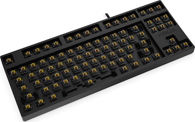 Krux Atax Pro RGB Optical Gaming Keyboard Tenkeyless with Gateron Optical Yellow switches and RGB lighting (English US)