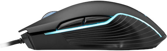 White Shark GM-5003 Azarah RGB Gaming Ποντίκι 6400 DPI Μαύρο