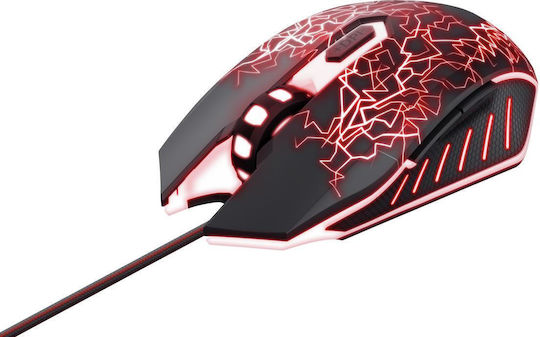 Trust GXT 783X & Mouse Pad Gaming Ποντίκι 4000 DPI Γκρι