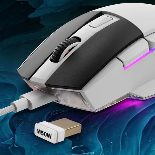 Sharkoon SGM35 RGB Gaming Mouse 6400 DPI White