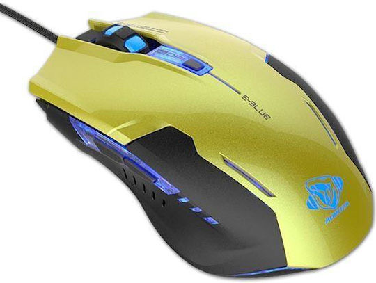 E-Blue Auroza G Gaming Mouse 3000 DPI Yellow