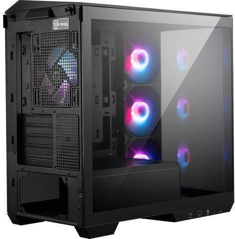 MSI MAG Pano M100R Gaming Mikro-Turm Computergehäuse mit Seitenfenster Schwarz
