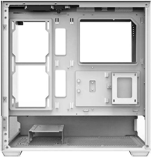 Darkflash DS900 AIR Gaming Midi-Turm Computergehäuse mit Seitenfenster Weiß