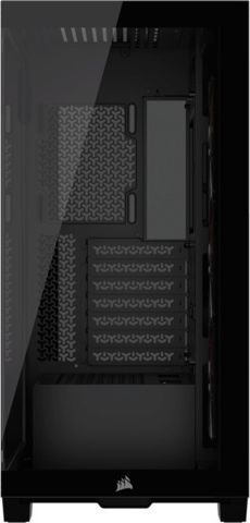 Corsair 3500X ARGB Gaming Midi-Turm Computergehäuse mit Seitenfenster Schwarz