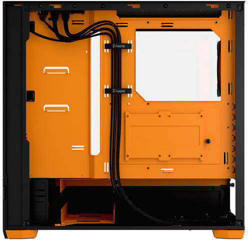 Fractal Design Pop Air Gaming Mini Tower Κουτί Υπολογιστή με Πλαϊνό Παράθυρο και RGB Φωτισμό RGB Orange Core