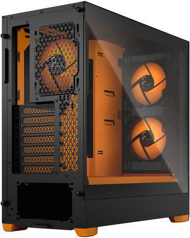 Fractal Design Pop Air Gaming Mini Tower Κουτί Υπολογιστή με Πλαϊνό Παράθυρο και RGB Φωτισμό RGB Orange Core
