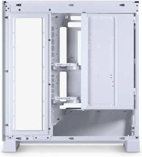 Phanteks NV5 MKII Gaming Midi-Turm Computergehäuse mit Seitenfenster Weiß