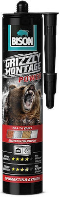 Bison Grizzly Montage Power Metale Albă 435gr 1buc