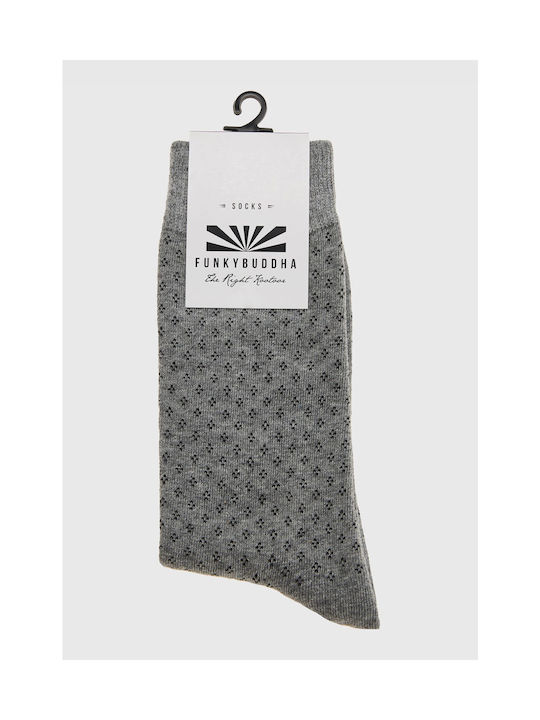 Funky Buddha Men's Socks Gray