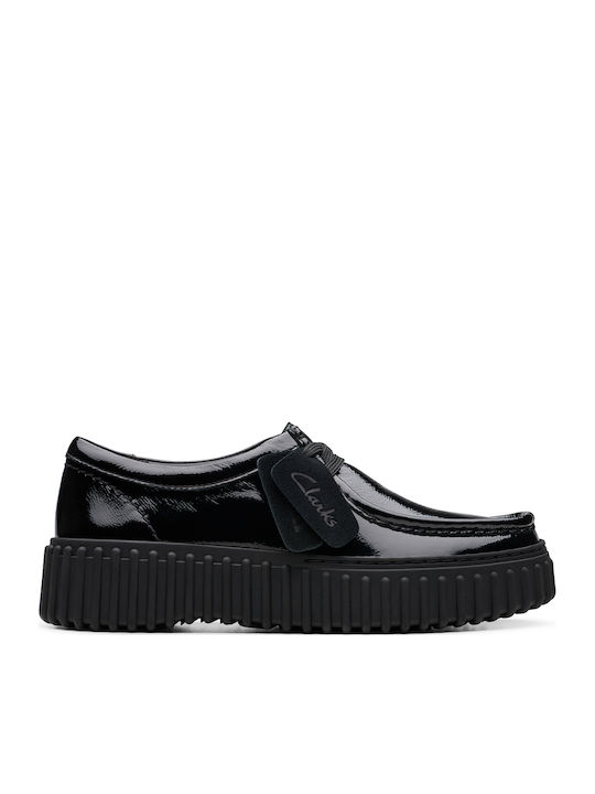 Torhill Patent Leather Women's Loafers in Black Color