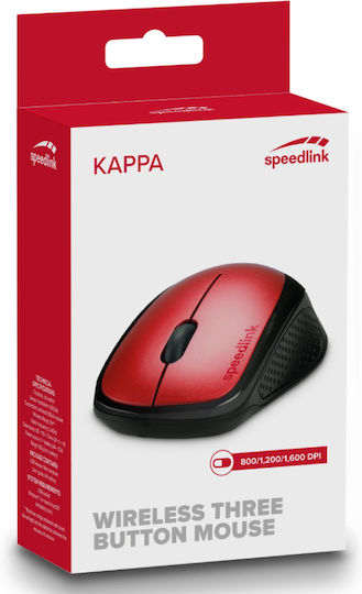 SpeedLink Kappa Kabellos Maus Rot