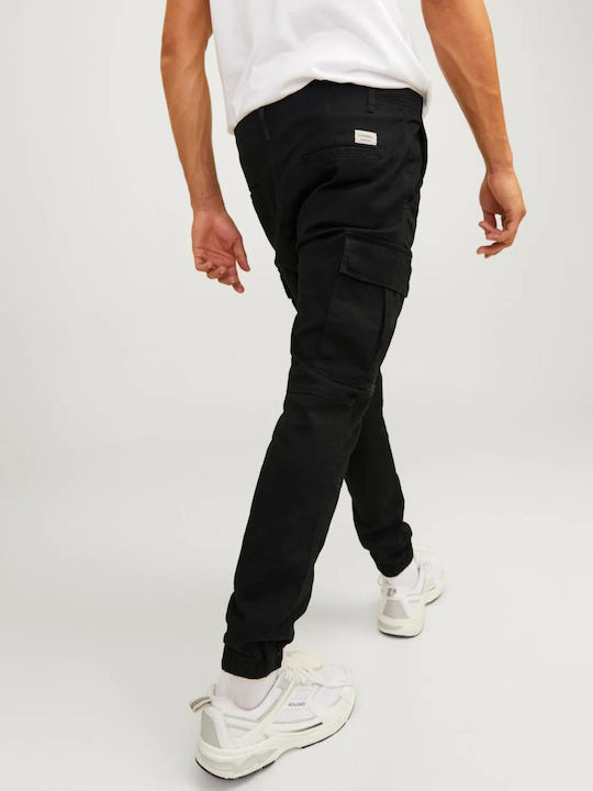 Jack & Jones Men's Trousers in Slim Fit Black