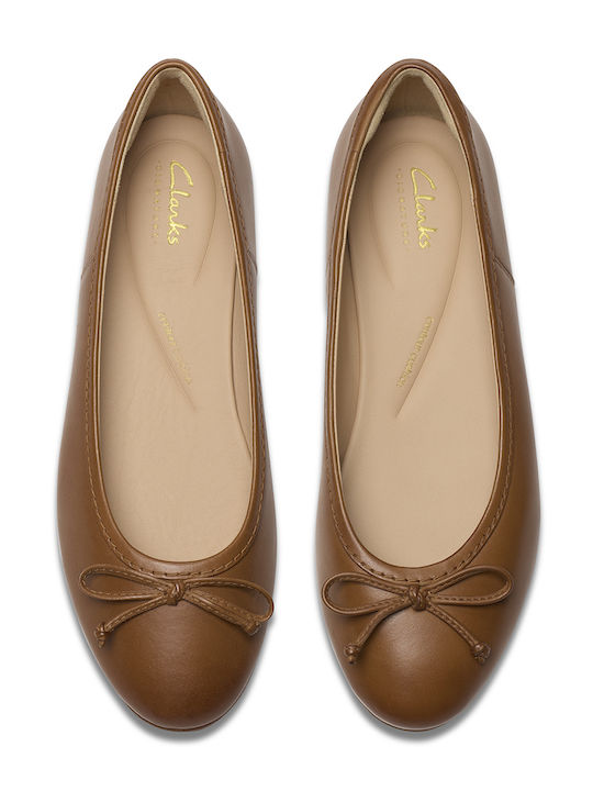Anatomic Leather Ballerinas Lily Tabac Brown