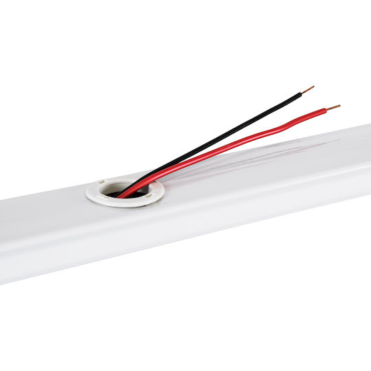 GloboStar Lighting Batten TUBATO Single-Ended with 2 Slots for LED Lamps T8 150cm