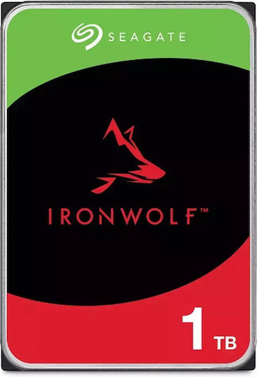 Seagate Ironwolf 1TB HDD Hard Drive 3.5" SATA III 5900rpm with 256MB Cache for NAS ST1000VN008