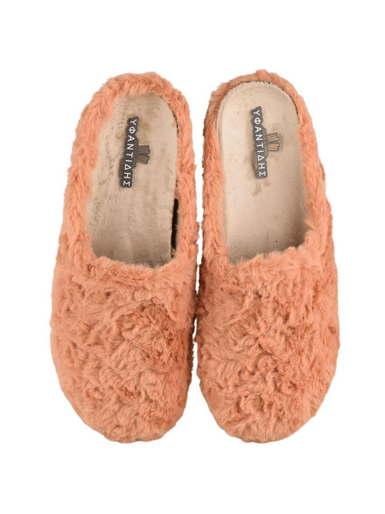 Yfantidis Anatomical Women's Slippers in Orange color