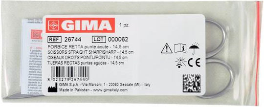Gima Foarfecă Medicală Drept 18buc