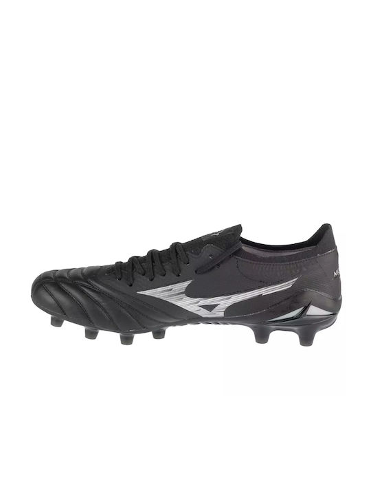 Mizuno Morelia Neo Iv Beta Elite FG Ψηλά Ποδοσφαιρικά Παπούτσια με Τάπες Μαύρα