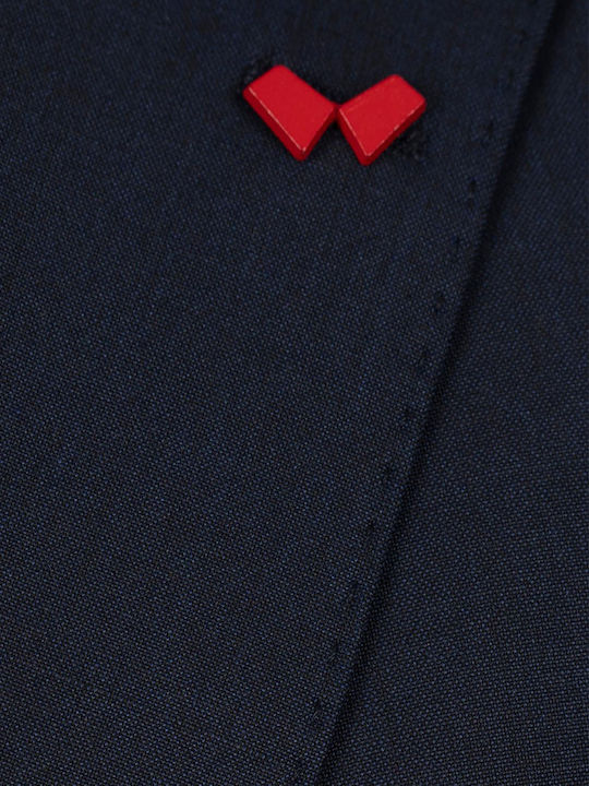 Men's Suit with Vest Navy