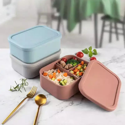 Baby Donkey Kids' Food Container made of Silicone Pink