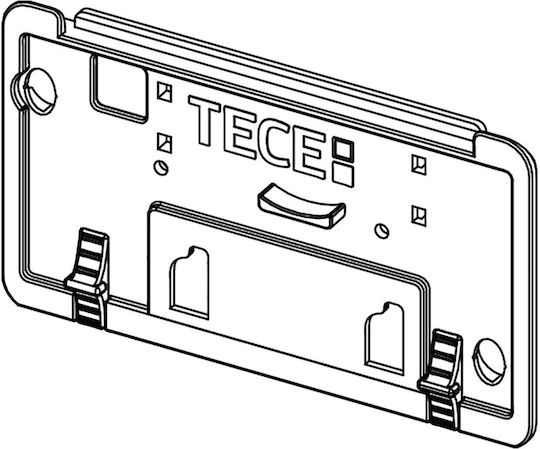 Installation Frame for 8cm New Matte Surface Plastic Plate 9820194 Tece