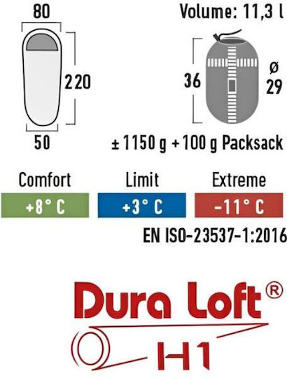 High Peak Sleeping Bag Μονό Arrow 23230
