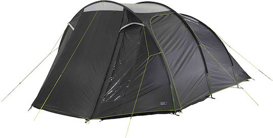 High Peak Ancona Къмпинг палатка Тунел Сив за 4 Човека