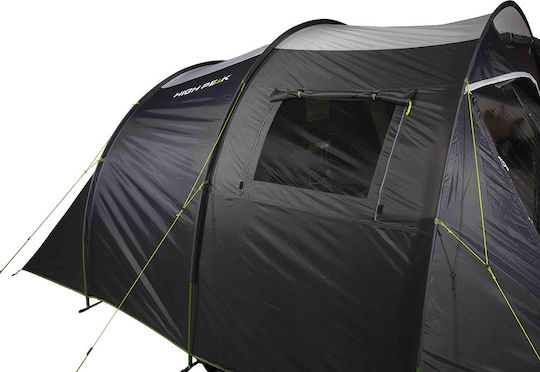 High Peak Ancona Къмпинг палатка Тунел Сив за 4 Човека
