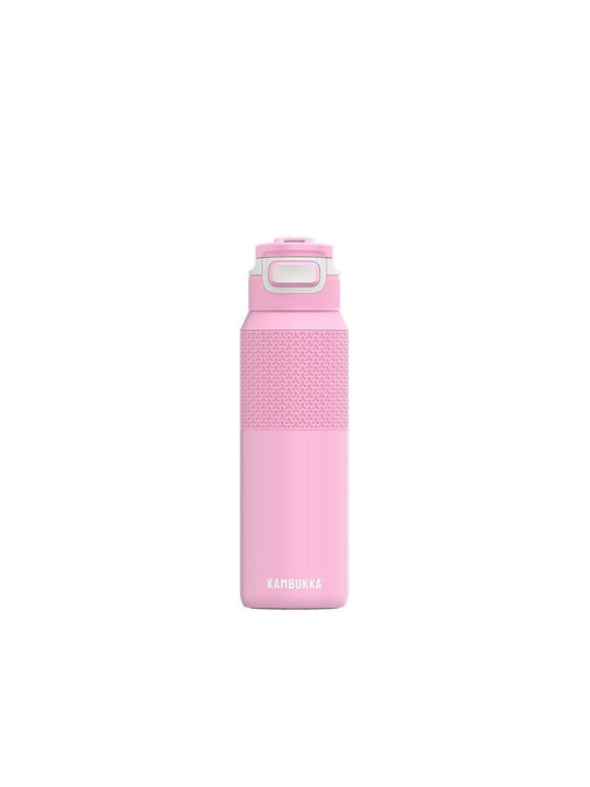 Kambukka Elton Insulated Bottle Αθλητικό Παγούρι Ανοξείδωτο 1000ml Ροζ
