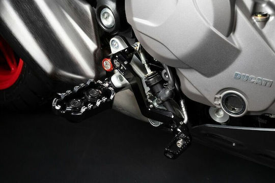 Gilles Tooling Reposapițe Rgk2 Rgk-122-uf35-set-b BMW R 1250 GS ABS 19-23 1200 14-18 Negru 1buc