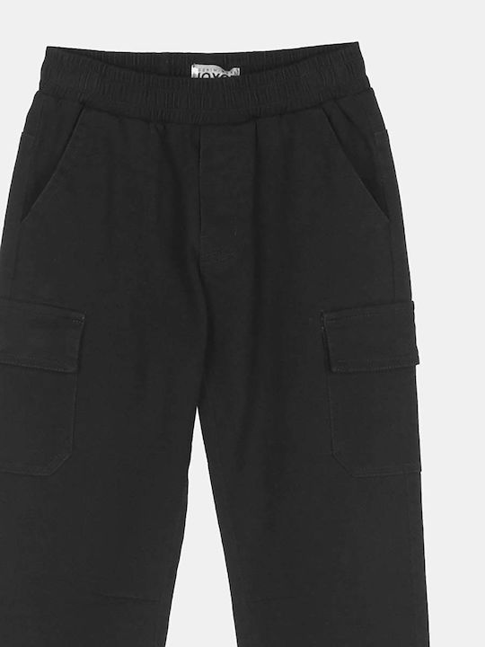 Joyce Kids Cargo Trousers Black