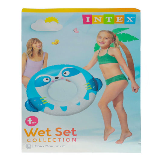 ikonka Kinder Schwimmring Blau