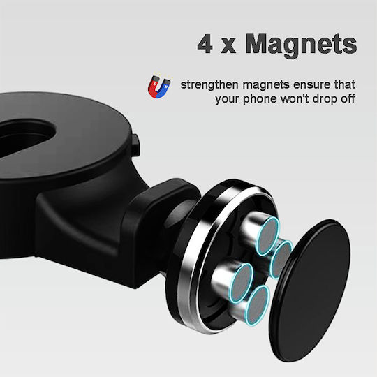 Auto Gs Car Mobile Mount with Magnet Black