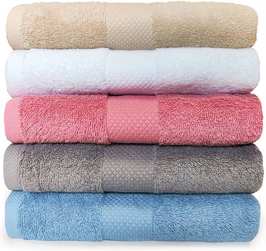 Nef-Nef Homeware Bath Towel Delight 70x140cm Grey Weight 500gr/m²
