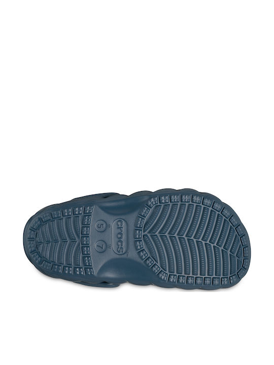 Crocs Classic Lined Overpuff Σαμπό Μπλε