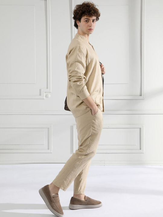 Makan Men's Trousers Beige