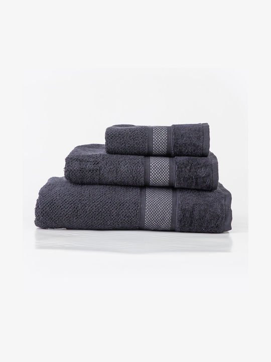 Borea Hand Towel Lava 30x50cm. Dark Blue Weight 550gr/m²