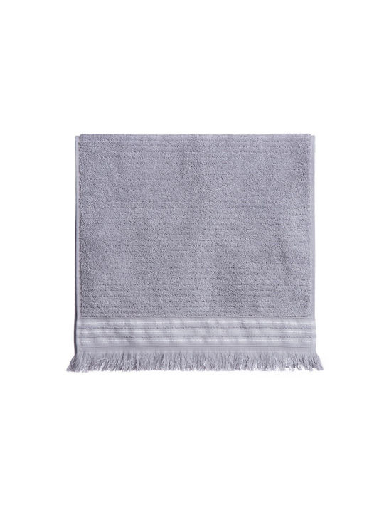 Nef-Nef Homeware 3pc Bath Towel Set Satti 70xcm. Gray Weight 500gr/m²