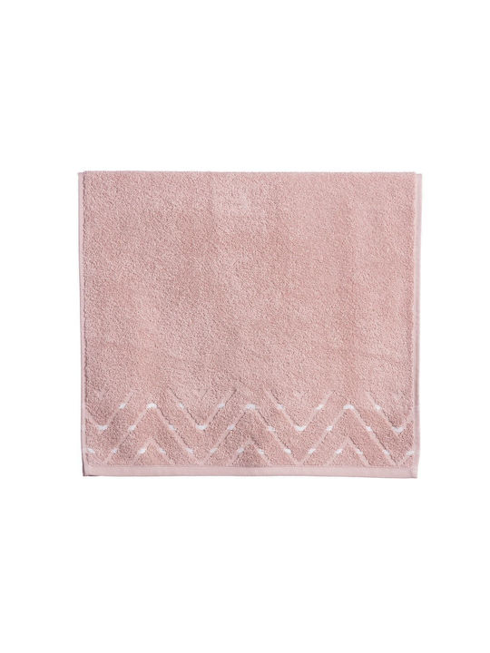 Nef-Nef Homeware Badetuchset 3Stk Cheville 70xcm. Rosa Gewicht 500gr/m²