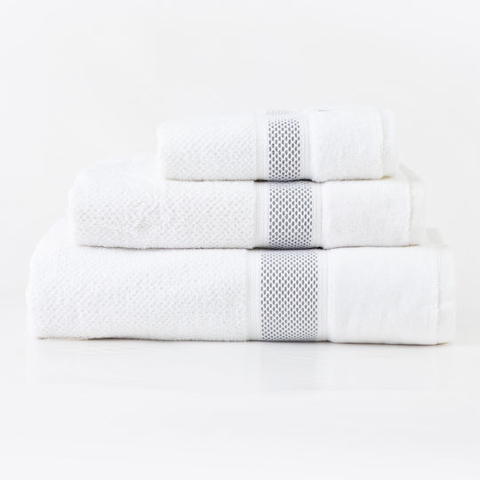 Borea Hand Towel Lava 30x50cm White Weight 550gsm Borea Hand Towel Lava 30x50cm White Weight 550gsm