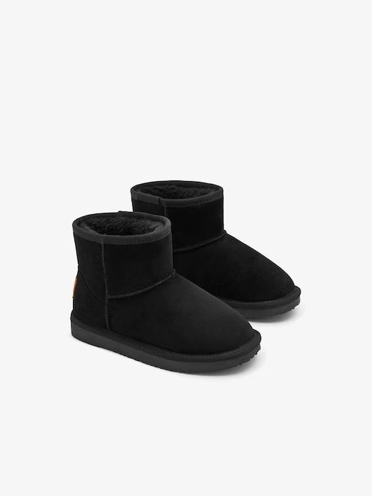 Conguitos Kids PU Leather Boots Black