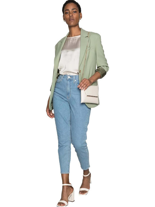 Women's Blouse Satin Ecru